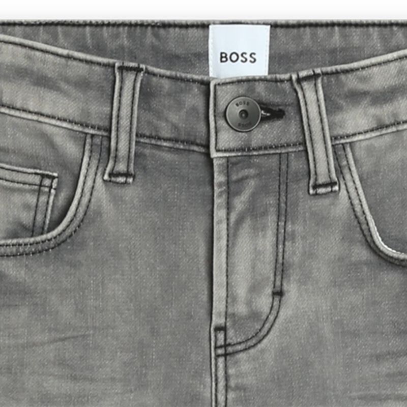 Hugo Boss Embossed Logo Jeans 10 - 16Y image number 2